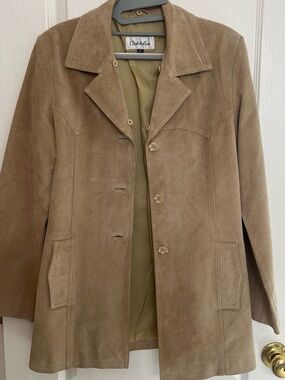 Y2K Genuine Suede Charlotte Russe Jacket